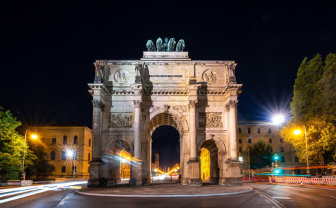 Siegestor, Triumphbogen in München | Munich | Bayern