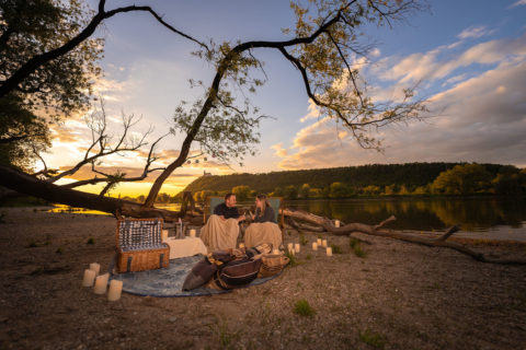 Business-Shooting | Picknick an der schönen Donau | Fotostyle Schindler