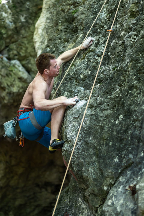 Sportfotografie | Klettern in der Oberpfalz bei Regensburg | Fotostyle Schindler