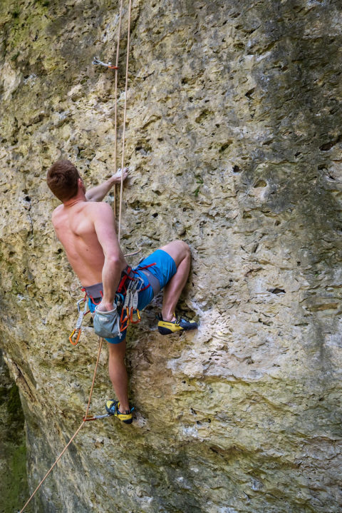 Sportfotografie | Klettern in der Oberpfalz bei Regensburg | Fotostyle Schindler